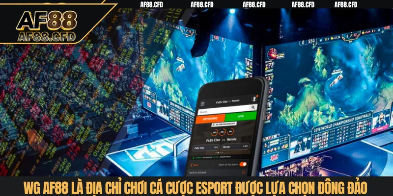 WG AF88 là địa chỉ chơi cá cược esport được lựa chọn đông đảo