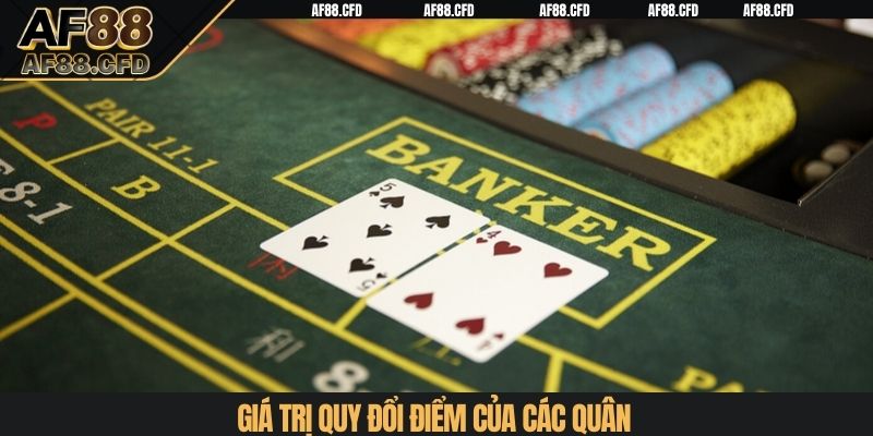 Giá trị quy đổi điểm của các quân